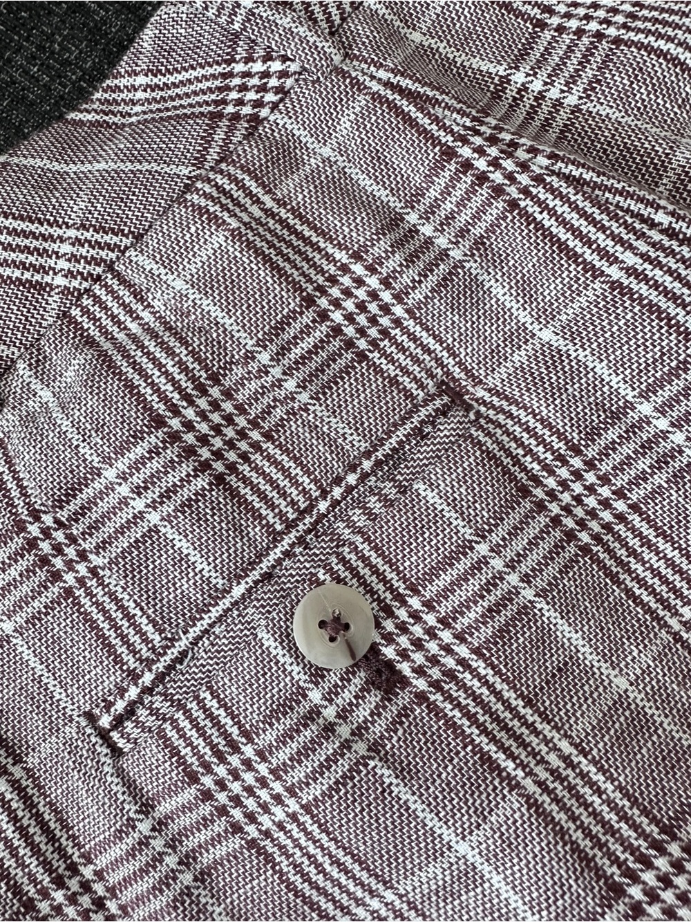 Maeve by Anthropologie Linen/ cotton blend Avery Plaid Wide Leg
Trousers 6 - Picture 6 of 16